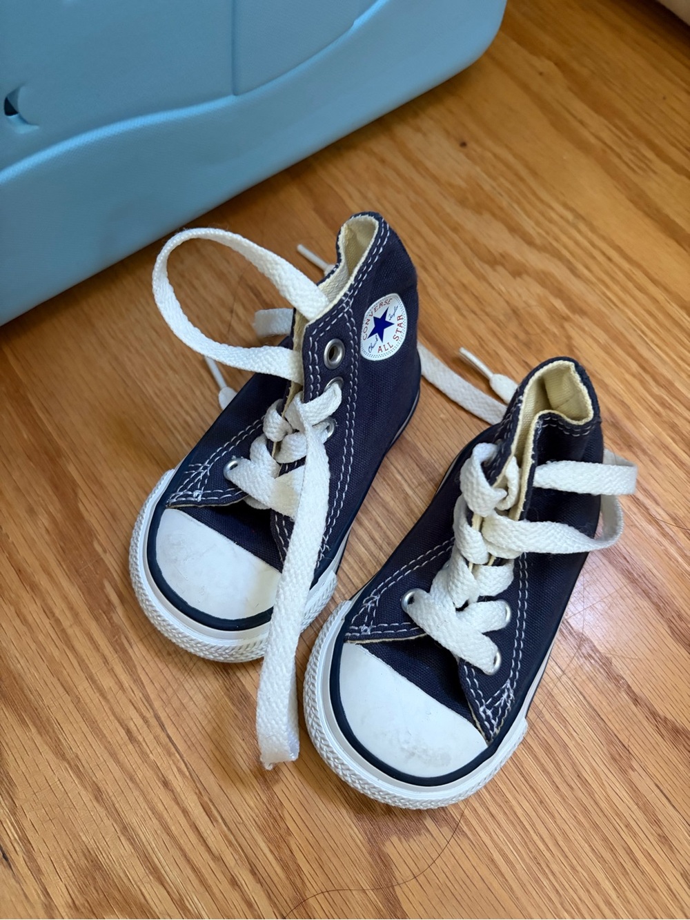 Kids High-Top Converse Sneakers with White